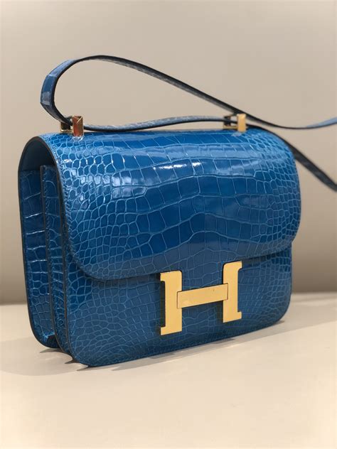 hermes blue alligator constance price|hermes constance mini for sale.